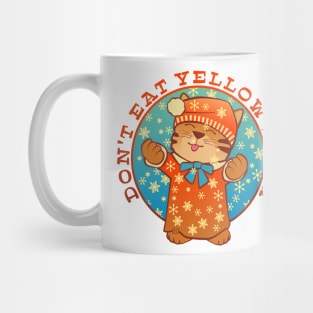 Don't Eat Yellow Snow Kitten Mug